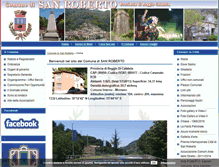 Tablet Screenshot of comune.sanroberto.rc.it